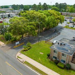 aerial view of neighborhood at the Oakley apartment homes in Tuscaloosa, AL